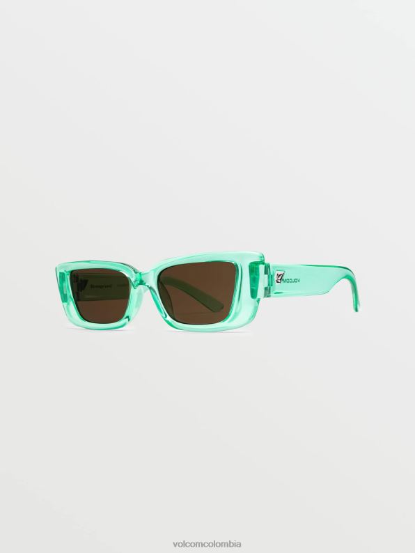 gafas de sol de tierra extraña verde azulado brillante/bronce Z44ZX509 exterior unisexo