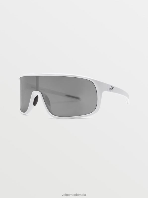 gafas de sol machistas blanco brillo/espejo plata Z44ZX448 exterior unisexo