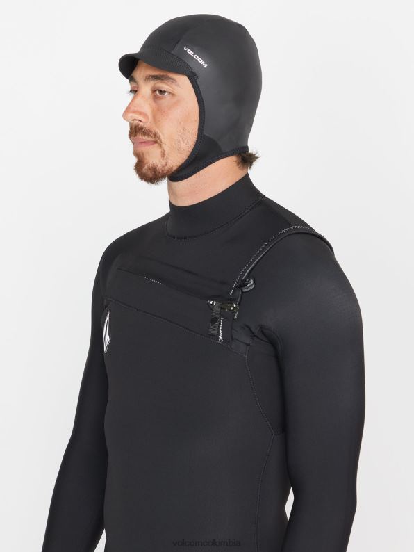 capucha de jersey de 2/5 mm negro Z44ZX661 navegar hombres