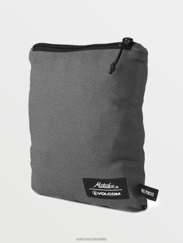 poncho de playa empacable gris Z44ZX664 navegar hombres