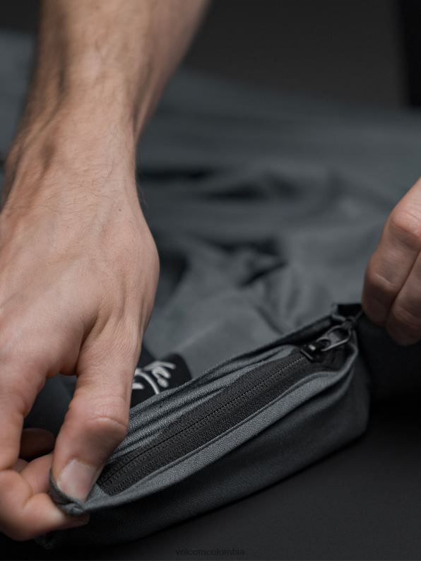 poncho de playa empacable gris Z44ZX664 navegar hombres