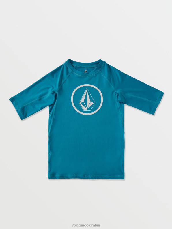 camisa lisa de manga corta Lido Barrera de Coral Z44ZX1360 navegar niños