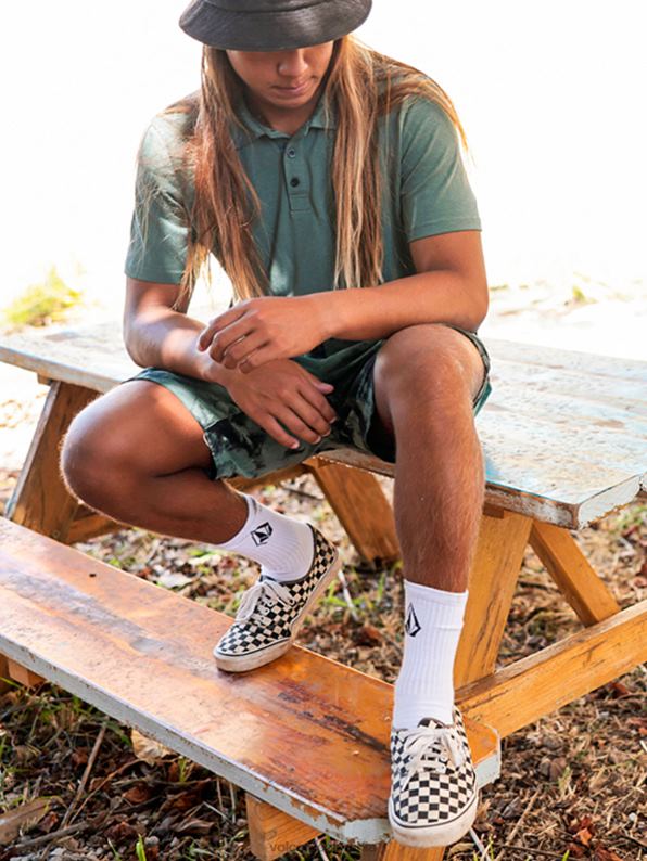 pack de 3 calcetines full stone blanco Z44ZX438 accesorios hombres