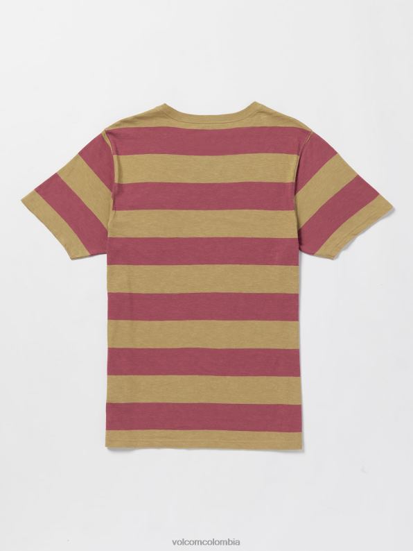 camisa de manga corta con cuello redondo bolders caqui oscuro Z44ZX131 ropa hombres