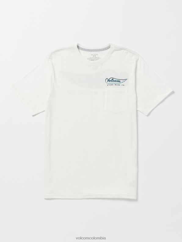 camiseta de manga corta con bolsillo hola flyer blanquecino Z44ZX56 ropa hombres