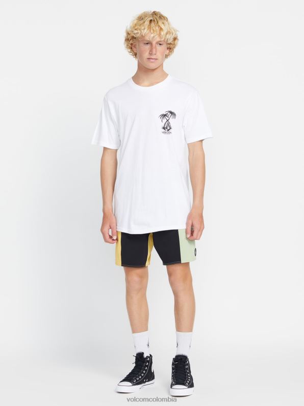 camiseta de manga corta glassy daze blanco Z44ZX20 ropa hombres