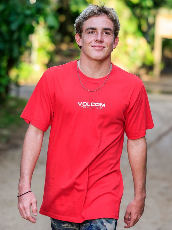 camiseta de manga corta neweuro cinta roja Z44ZX8 ropa hombres