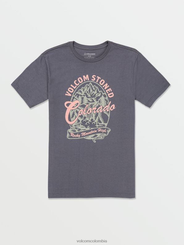 playera de manga corta colorado pizarra oscura Z44ZX105 ropa hombres