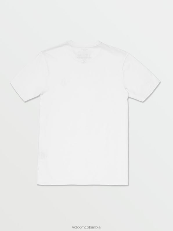 playera de manga corta con piedra icónica blanco Z44ZX108 ropa hombres