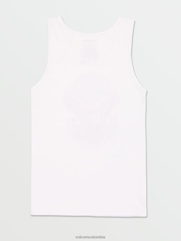 tanque de brezo sólido blanco Z44ZX59 ropa hombres