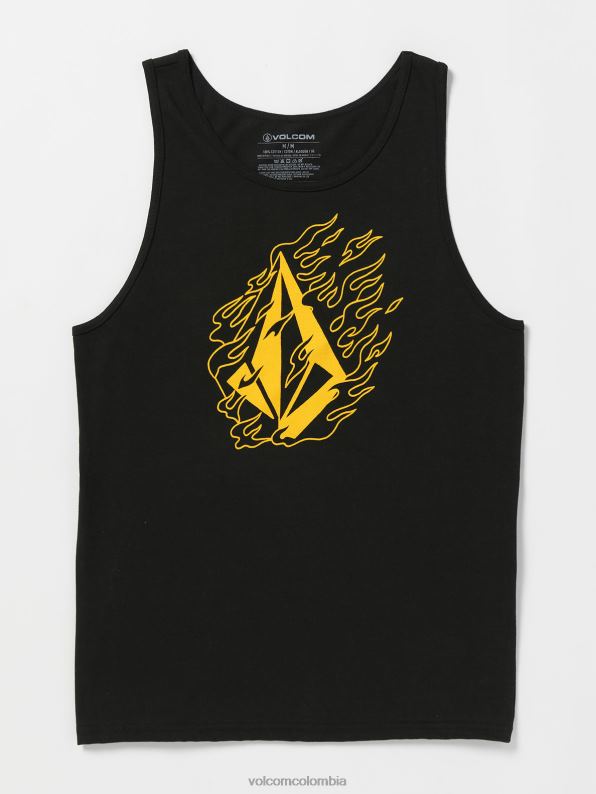 tanque de tiro negro Z44ZX23 ropa hombres