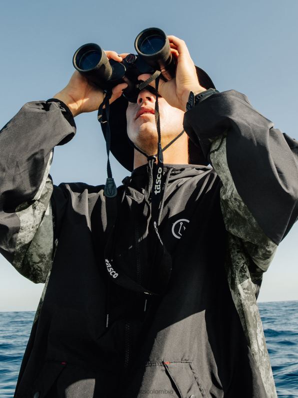 chamarra apilable balaram de surf vitals negro Z44ZX188 ropa hombres