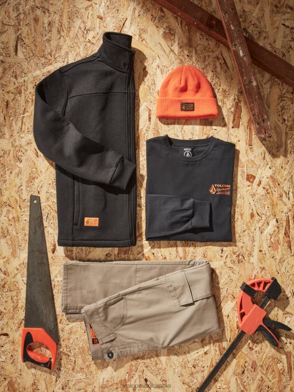 chamarra de forro polar de ropa de trabajo negro Z44ZX192 ropa hombres