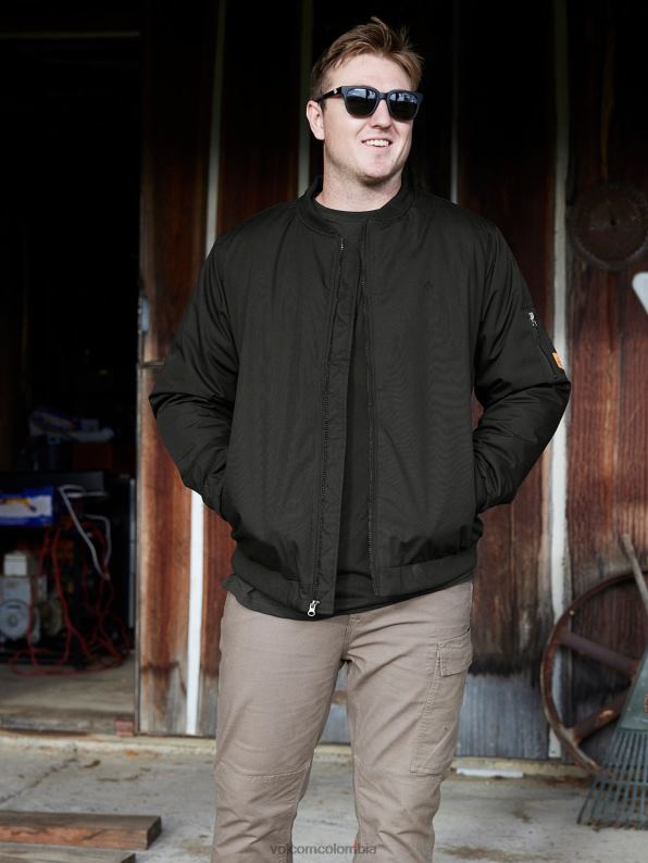 chaqueta de trabajo negro Z44ZX191 ropa hombres