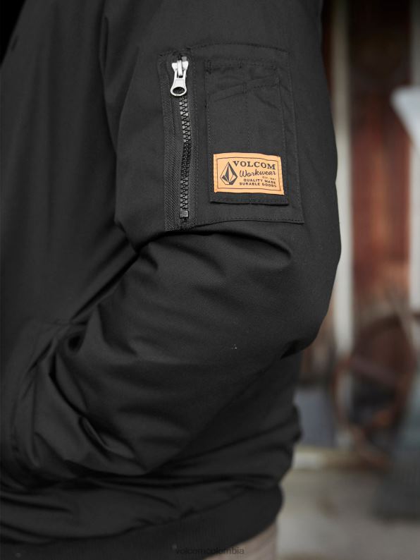 chaqueta de trabajo negro Z44ZX191 ropa hombres