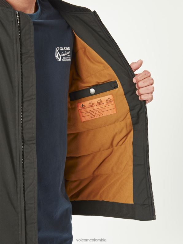 chaqueta de trabajo negro Z44ZX191 ropa hombres