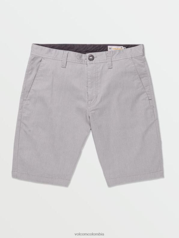 malditos shorts chinos elásticos modernos gris Z44ZX218 ropa hombres