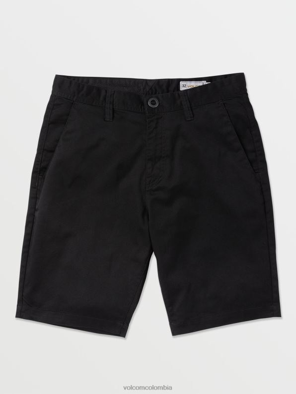 malditos shorts chinos elásticos modernos negro Z44ZX211 ropa hombres