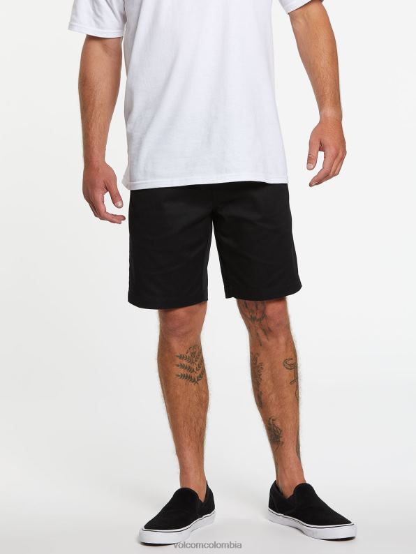 malditos shorts con cintura elástica negro Z44ZX213 ropa hombres