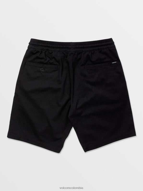 malditos shorts con cintura elástica negro Z44ZX213 ropa hombres