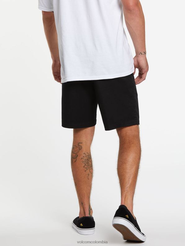 malditos shorts con cintura elástica negro Z44ZX213 ropa hombres