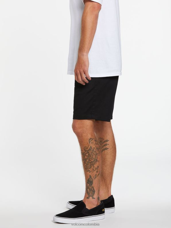 malditos shorts con cintura elástica negro Z44ZX213 ropa hombres