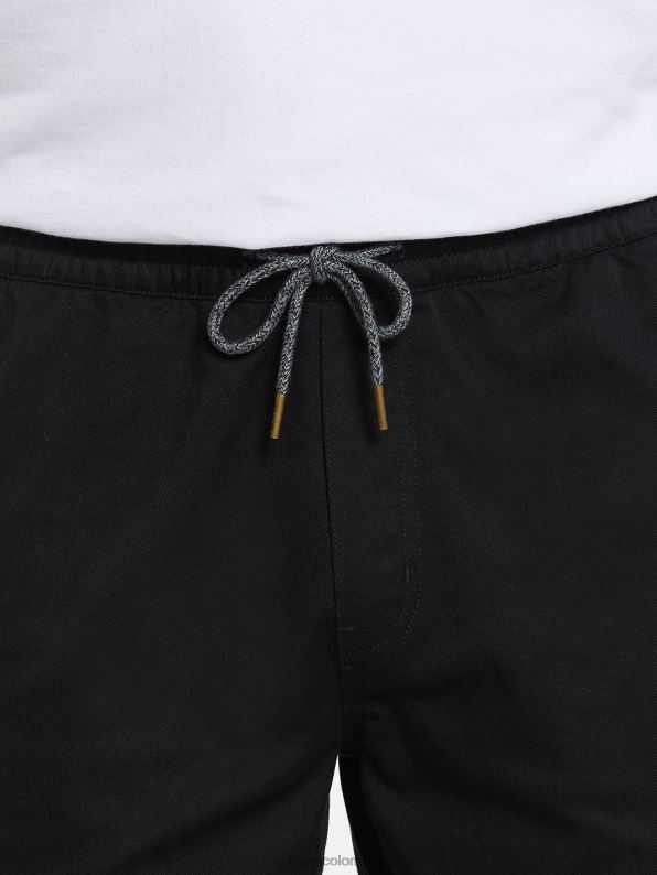 malditos shorts con cintura elástica negro Z44ZX213 ropa hombres