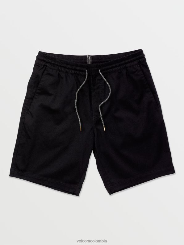 malditos shorts con cintura elástica negro Z44ZX213 ropa hombres