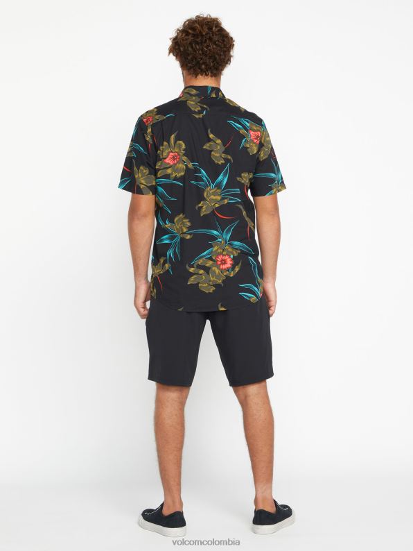 malditos shorts cruzados negro Z44ZX225 ropa hombres