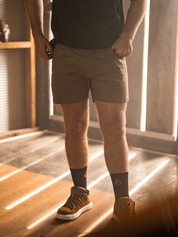 pantalones cortos de trabajo biselados abigarrado Z44ZX209 ropa hombres