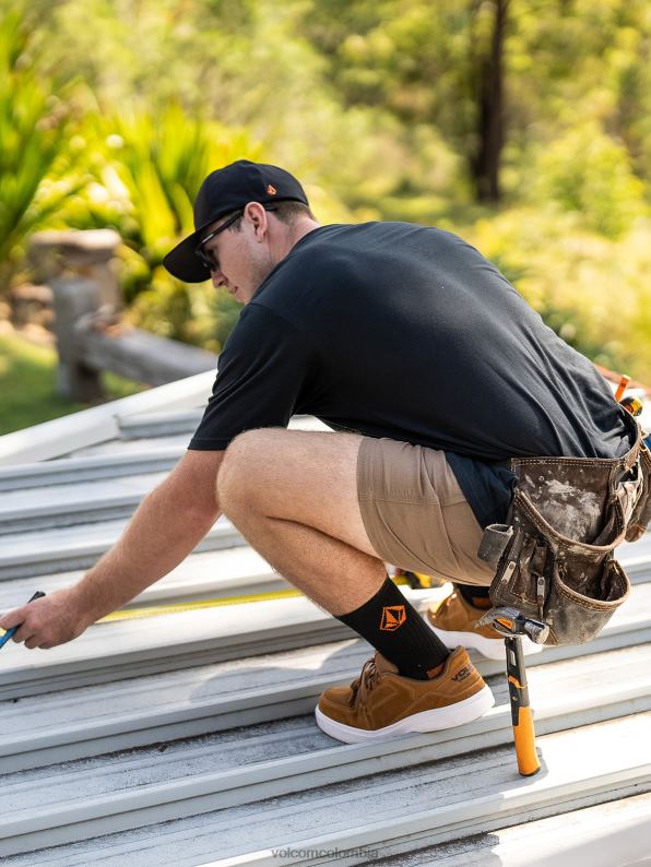 pantalones cortos de trabajo biselados abigarrado Z44ZX209 ropa hombres