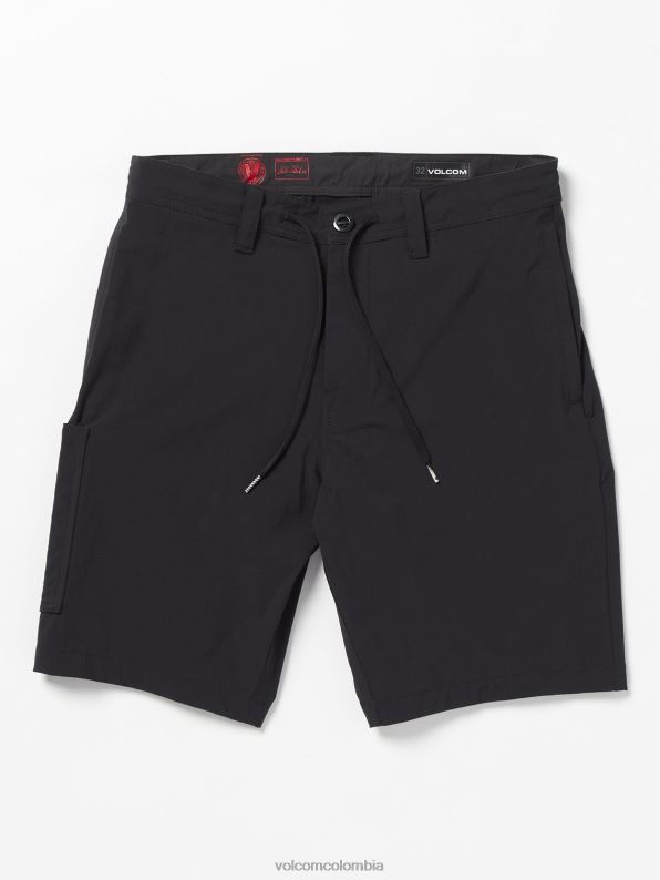 shorts híbridos surf vitals balaram stack negro Z44ZX222 ropa hombres