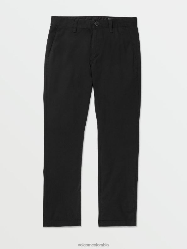 malditos pantalones ajustados elásticos negro Z44ZX290 ropa hombres