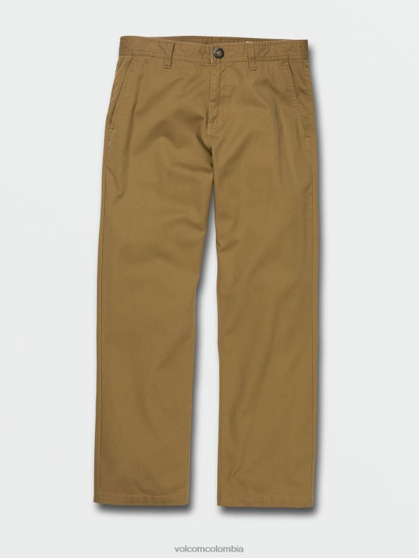 malditos pantalones chinos de skate caqui oscuro Z44ZX305 ropa hombres