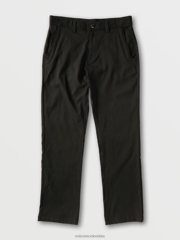 malditos pantalones chinos de tecnología negro Z44ZX336 ropa hombres