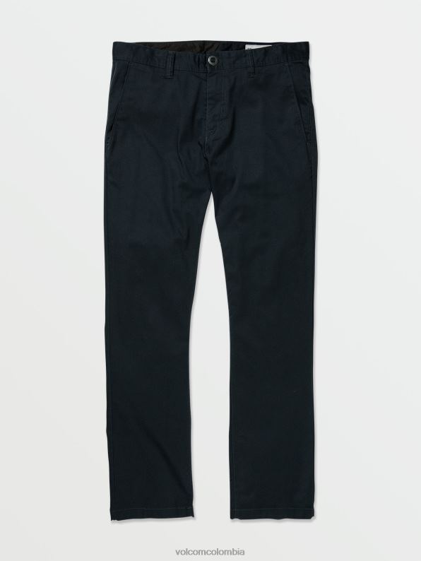 malditos pantalones chinos elásticos modernos azul marino oscuro Z44ZX310 ropa hombres