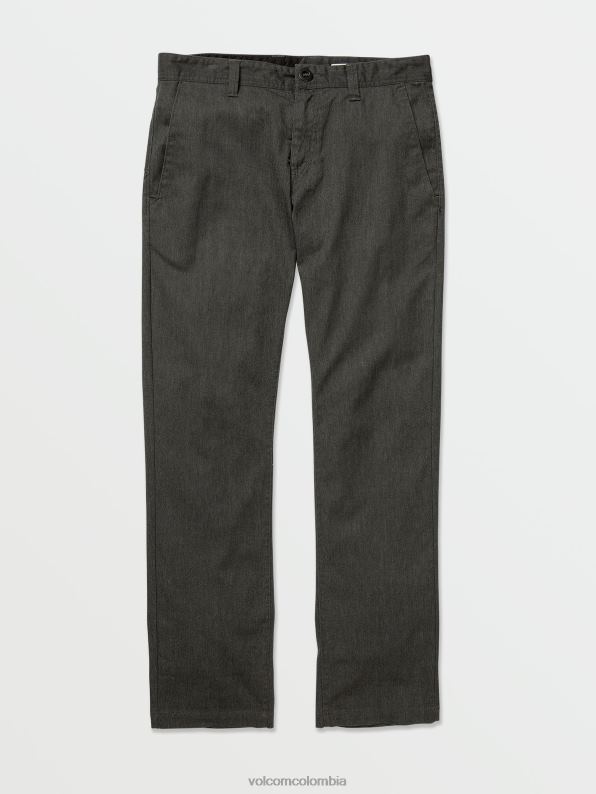 malditos pantalones chinos elásticos modernos brezo de carbón Z44ZX304 ropa hombres