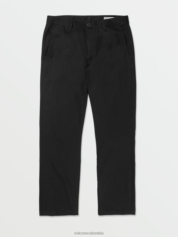 malditos pantalones elásticos regulares negro Z44ZX298 ropa hombres