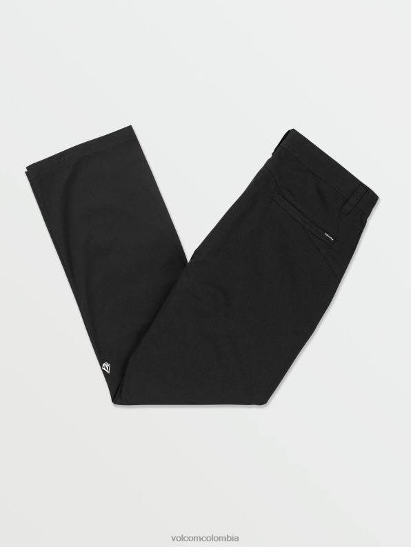 malditos pantalones elásticos regulares negro Z44ZX298 ropa hombres