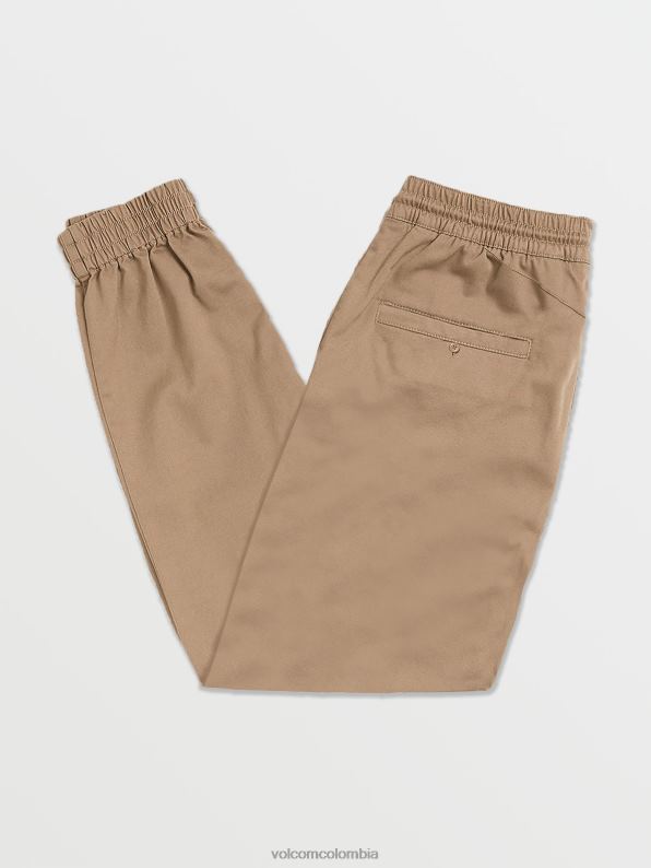 malditos pantalones jogger ajustados caqui Z44ZX327 ropa hombres