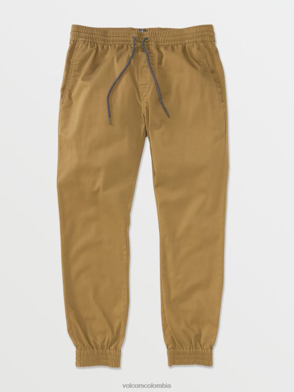 malditos pantalones jogger ajustados caqui oscuro Z44ZX333 ropa hombres