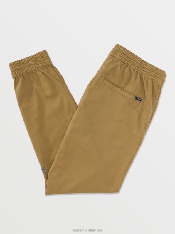 malditos pantalones jogger ajustados caqui oscuro Z44ZX333 ropa hombres