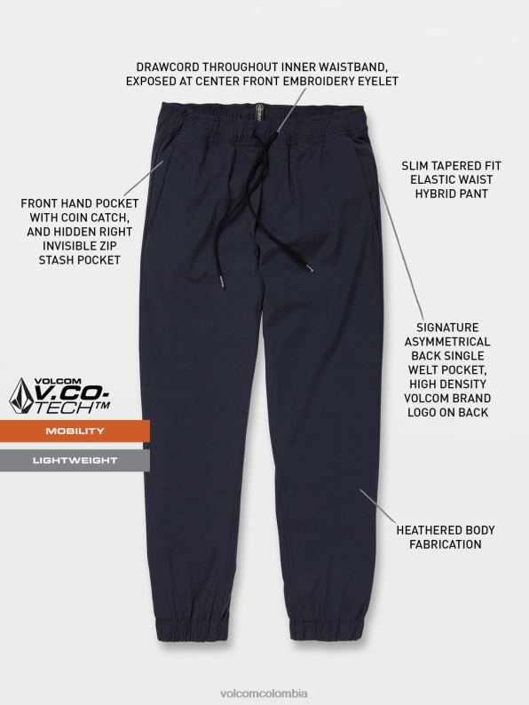 malditos pantalones jogger cruzados Armada Z44ZX334 ropa hombres