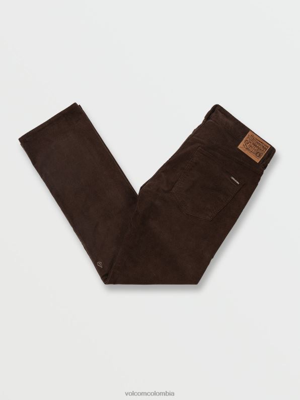 pantalones de pana de 5 bolsillos solver marron oscuro Z44ZX303 ropa hombres
