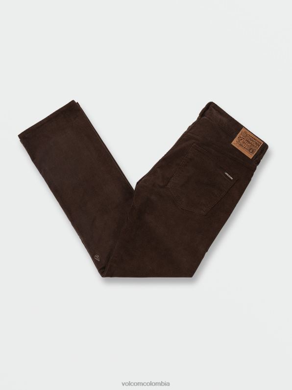 pantalones de pana de 5 bolsillos solver marron oscuro Z44ZX303 ropa hombres