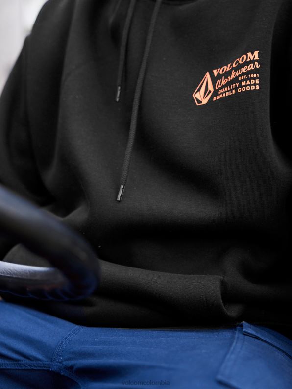 ropa de trabajo sudadera con capucha negro Z44ZX178 ropa hombres