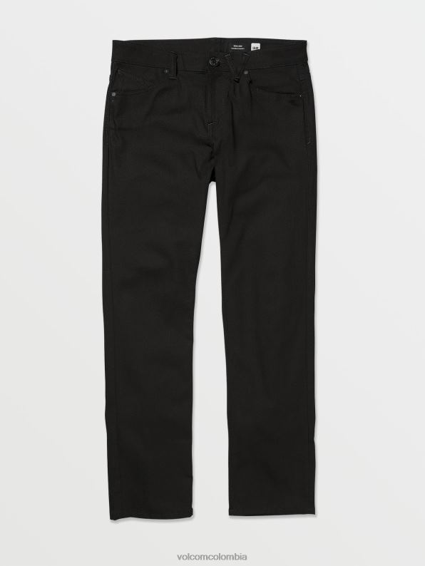 pantalones de mezclilla solver negro sobre negro Z44ZX355 ropa hombres