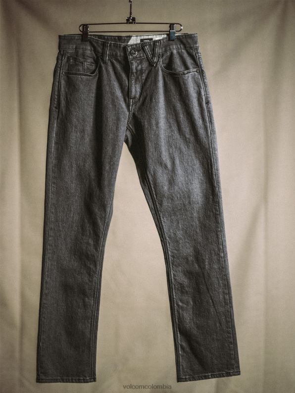 pantalones de mezclilla vorta fácil enzima gris Z44ZX354 ropa hombres