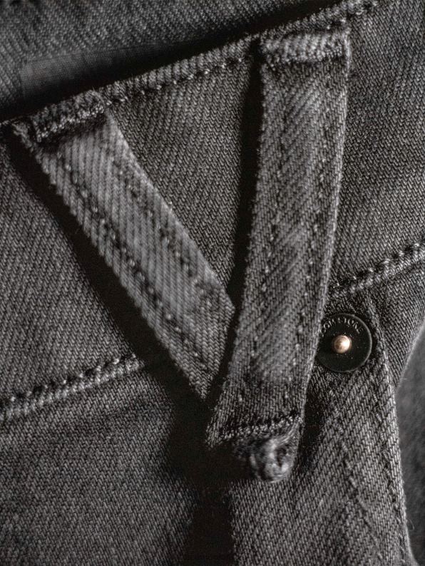 pantalones de mezclilla vorta fácil enzima gris Z44ZX354 ropa hombres