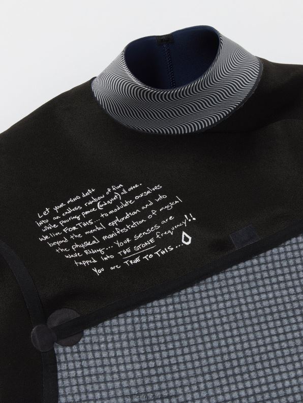 Mono modular con cremallera en el pecho de 3/2 mm cruz azul Z44ZX645 ropa hombres